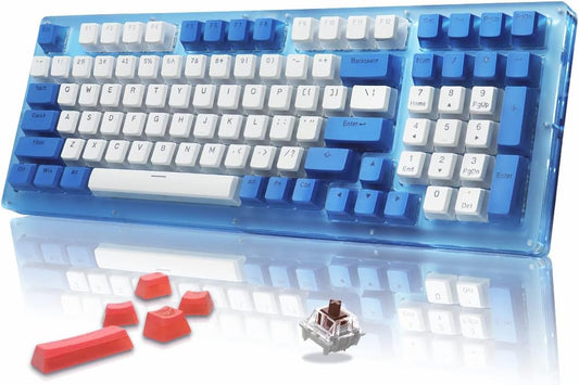 Ultimate 90% Mechanical Gaming Keyboard with RGB Backlighting and Hot-Swappable Switches