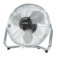 Optimus 9 in. Industrial Grade High Velocity Fan in Silver